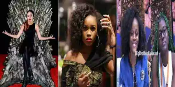 #BBNaija: Cee-C Replaces Nina As The New Head Of House For Week 12, Alex Is Not Happy With It